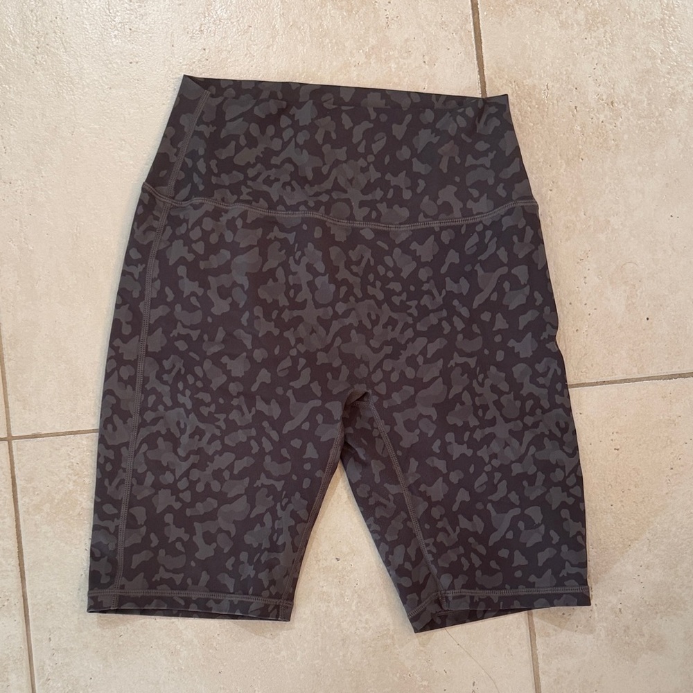 BuffBunny Charcoal Patterned Bike Shorts